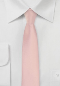 Smalle stropdas licht roze