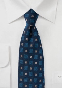 Zakelijke stropdas wollen doos marine