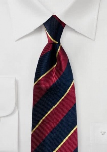 Zakelijke stropdasstreepjespatroon bordeaux